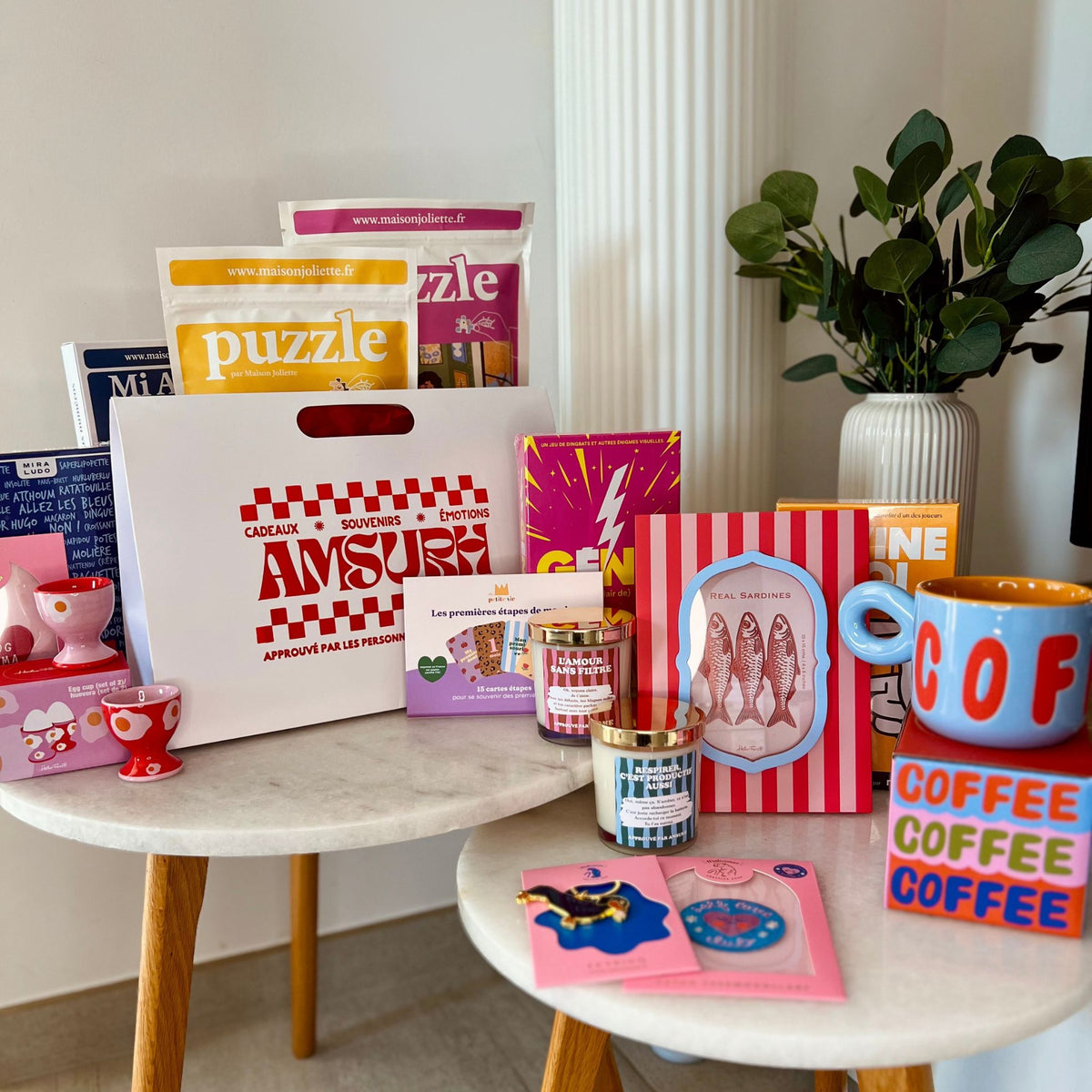 Idée cadeau déco : nos objets colorés et rétro