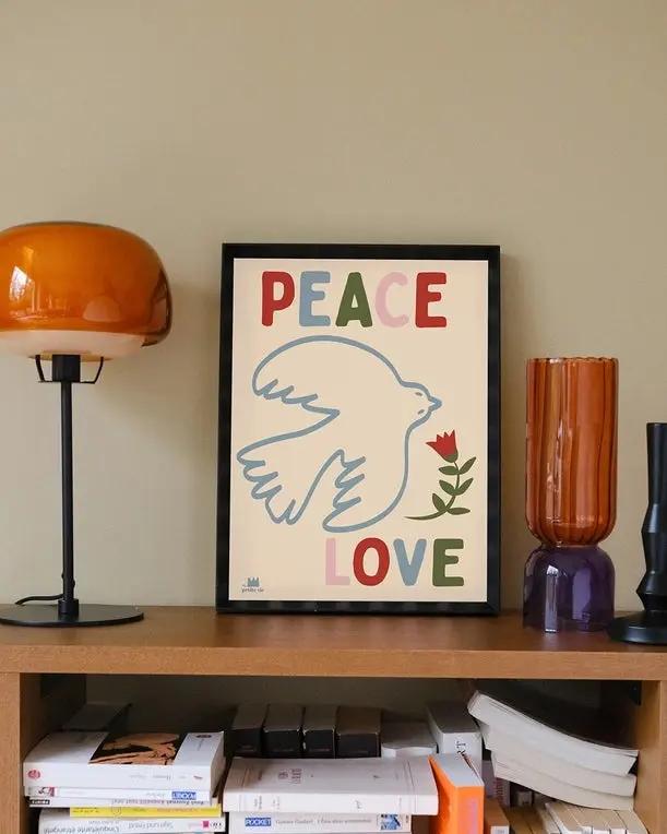 Affiche Peace & Love