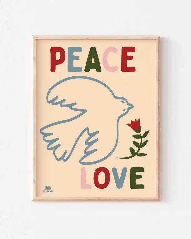 Affiche Peace & Love