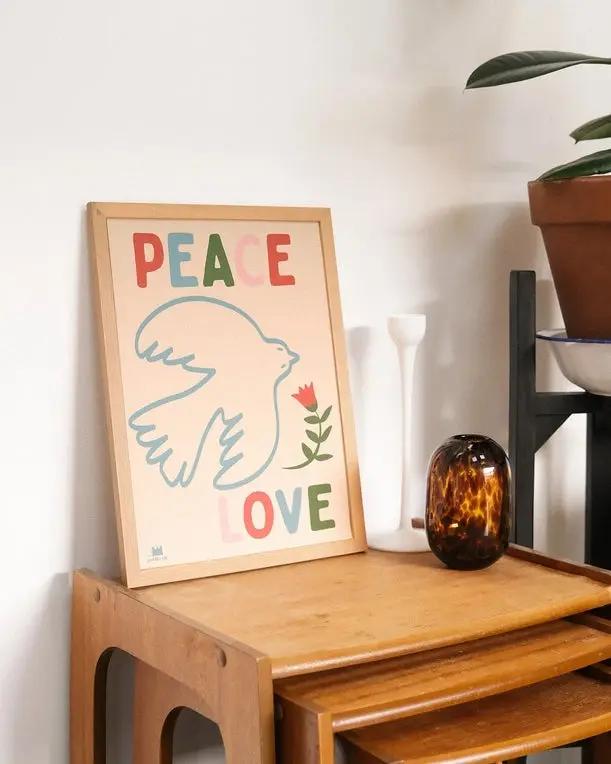 Affiche Peace & Love