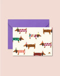Carte Anniversaire Teckel