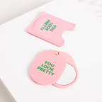 Miroir De Poche Rose