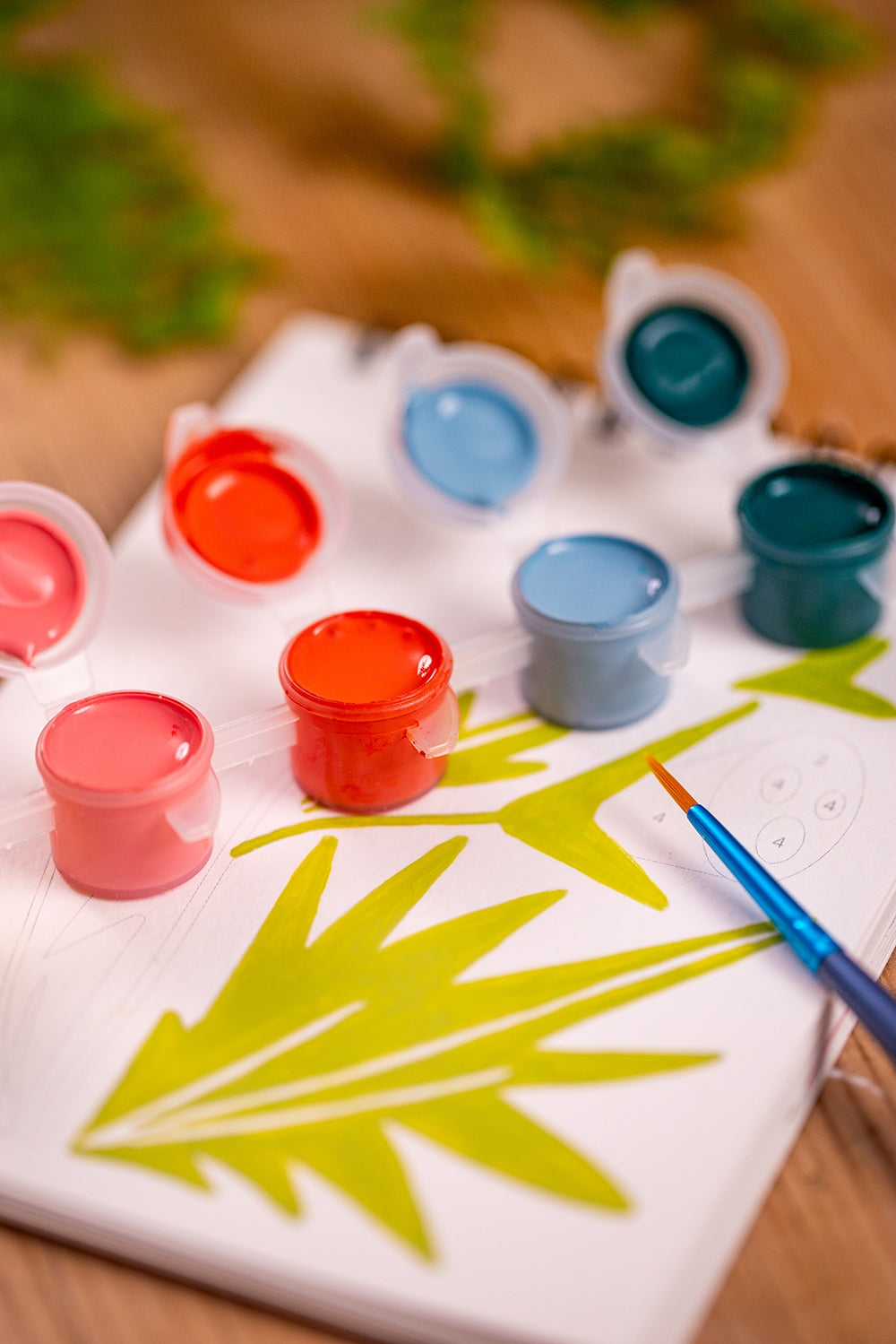 Peinture aux numéros - Arches fleuries 