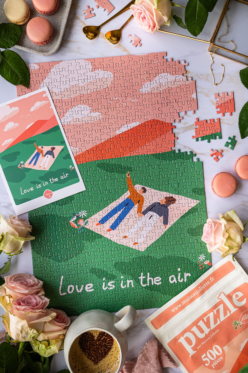 Puzzle "Love is in the air" - 500 pcs 